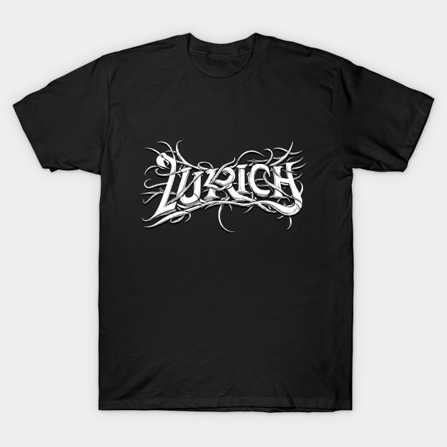 Zurich Metalheads Metal Band - Zurich Switzerland T-Shirt by BigWildKiwi